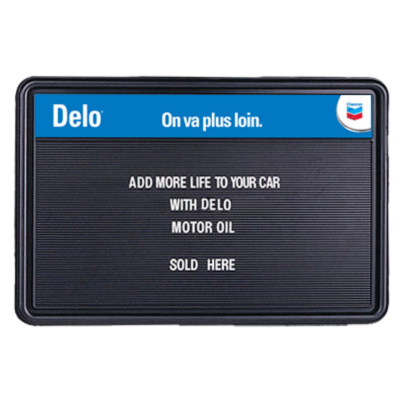 Delo Menu Board French