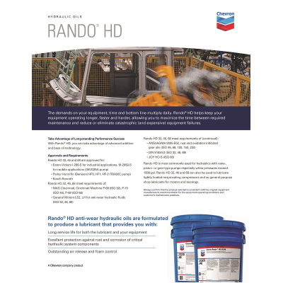 Chevron Rando HD Brochure - English