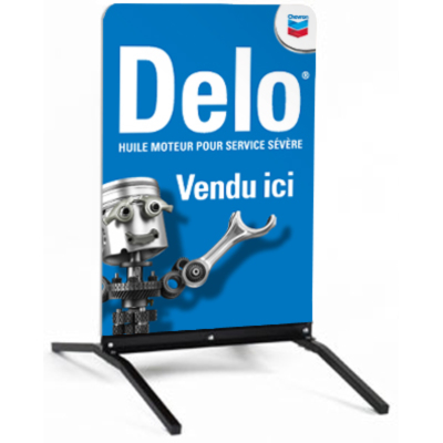 Delo Curb Sign - French